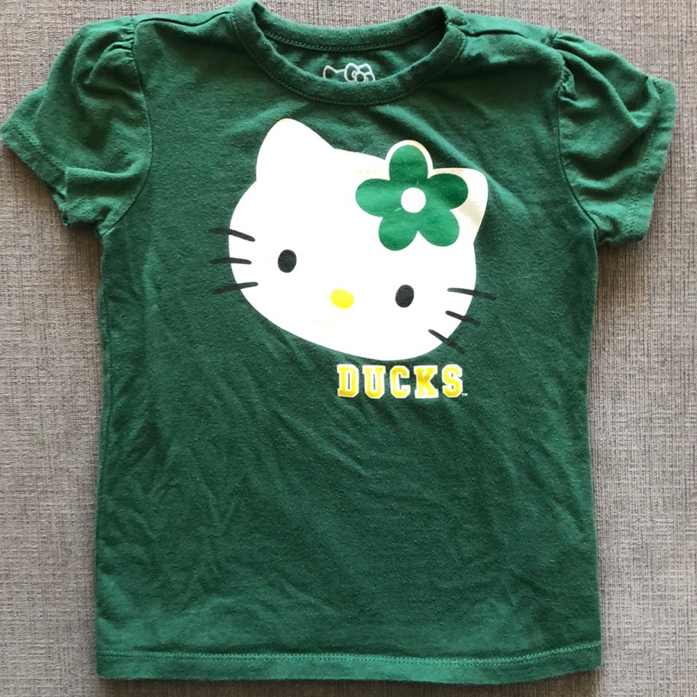 Oregon ducks little girls tee